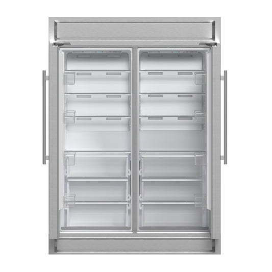 Forno Maderno 2-28-Inch Wide Convertible Refrigerator/Freezer, Decorative Trim, 27.2 cu.ft, 84-Inch High, ENERGY STAR Certified - Forno Appliances