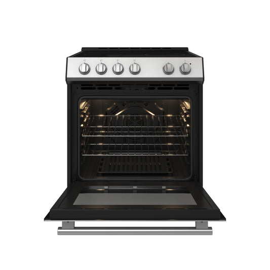 Forno Leonardo Espresso 30-Inch Stainless Steel Electric Range, True Convection, Energy Efficient - Forno Appliances