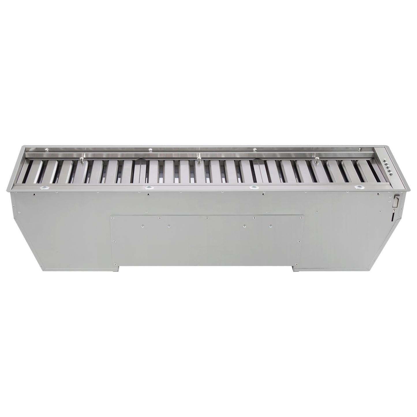 Forno Frassanito 48-Inch Recessed Range Hood, Stainless Steel Baffle Filters, LED Lighting - Forno Appliances
