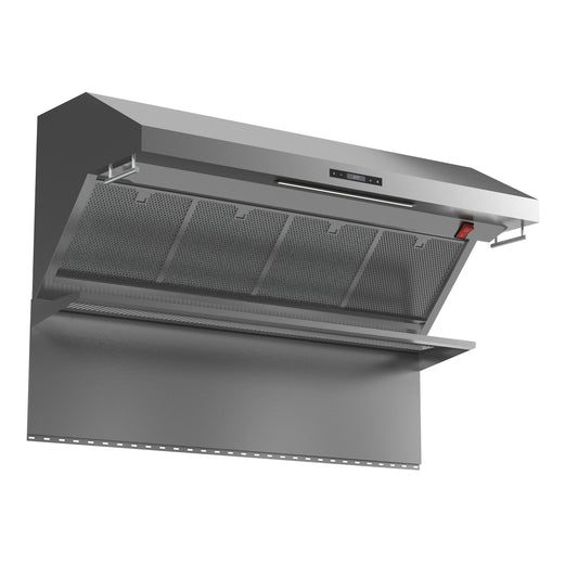 Forno Savona 48-Inch Wall Mount Range Hood, Hybrid Filters, Backsplash Included - Forno Appliances