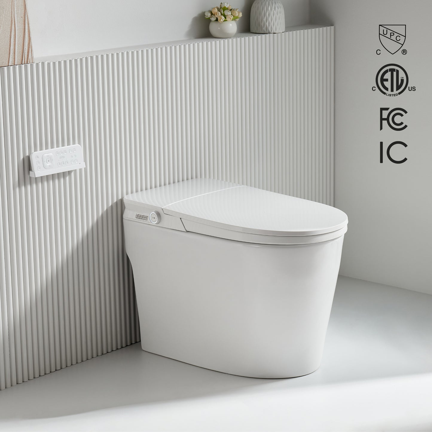 FORNO ACQUA Luxurious Super Smart Toilet. Includes Bidet, Heated Seat, Auto Flush, Auto Lid, Powerful Flush, Ideal for master bathrooms. - Forno Appliances