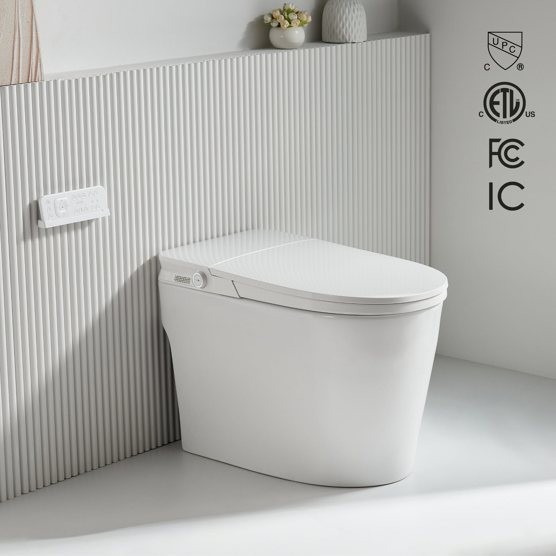 FORNO ACQUA Luxurious Super Smart Toilet. Includes Bidet, Heated Seat, Auto Flush, Auto Lid, Powerful Flush, Ideal for master bathrooms. - Forno Appliances