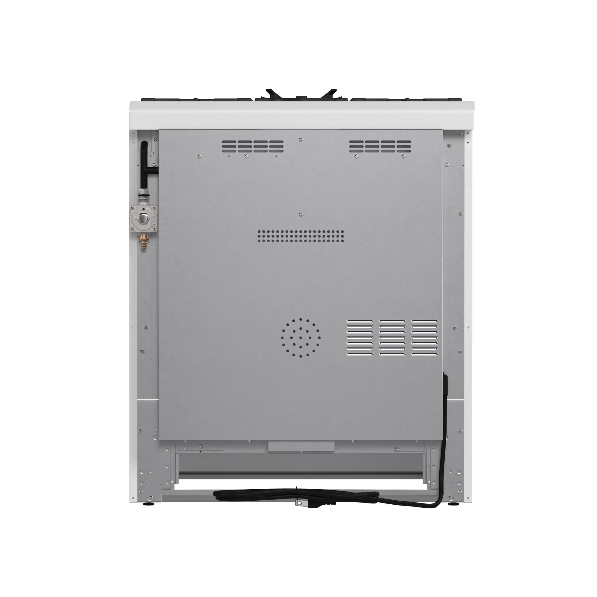 Forno Leonardo Espresso 30-Inch White Gas Range, 5 Burners, 39,500 BTU, 5 cu.ft Convection Oven - Forno Appliances