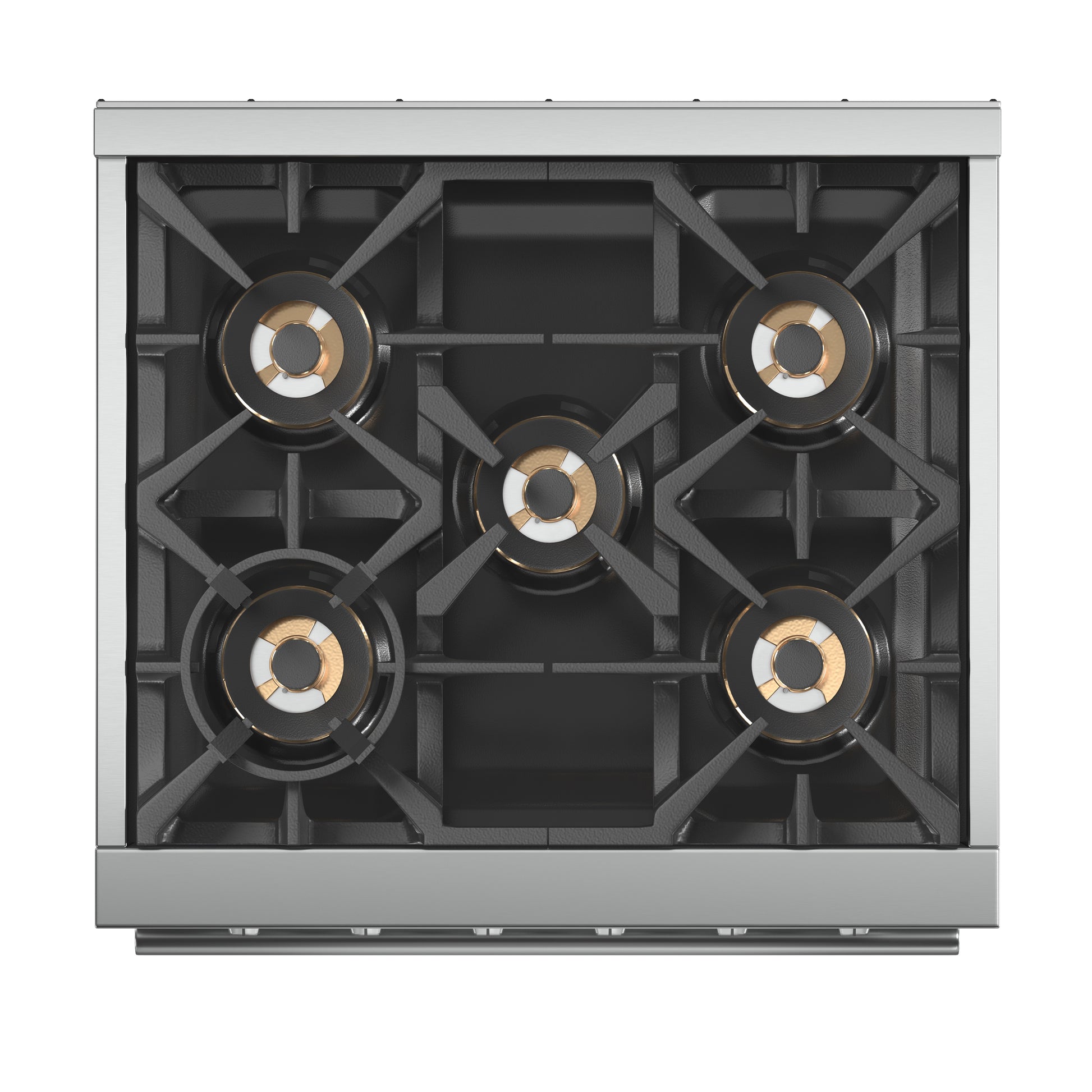 Forno Capriasca cuisinière à gaz autonome de 30 pouces, 4 brûleurs, four à convection réelle - Forno Appliances