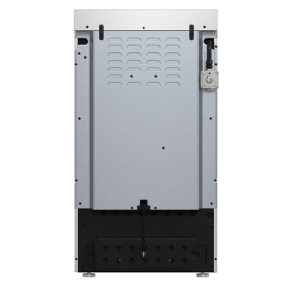 Cuisinière à gaz autoportante Forno Lamazze de 20 pouces, conception compacte, économe en énergie