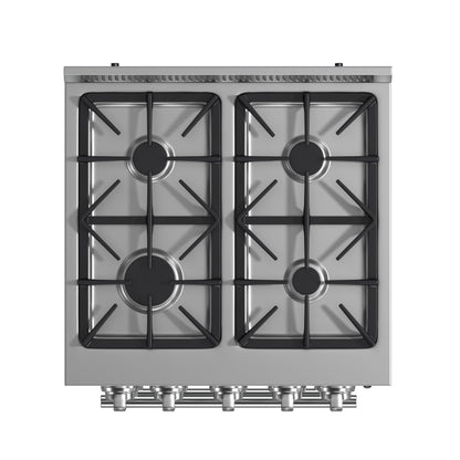 Forno Breno 24-Inch Freestanding Gas Range, Compact Design, Energy Efficient - Forno Appliances