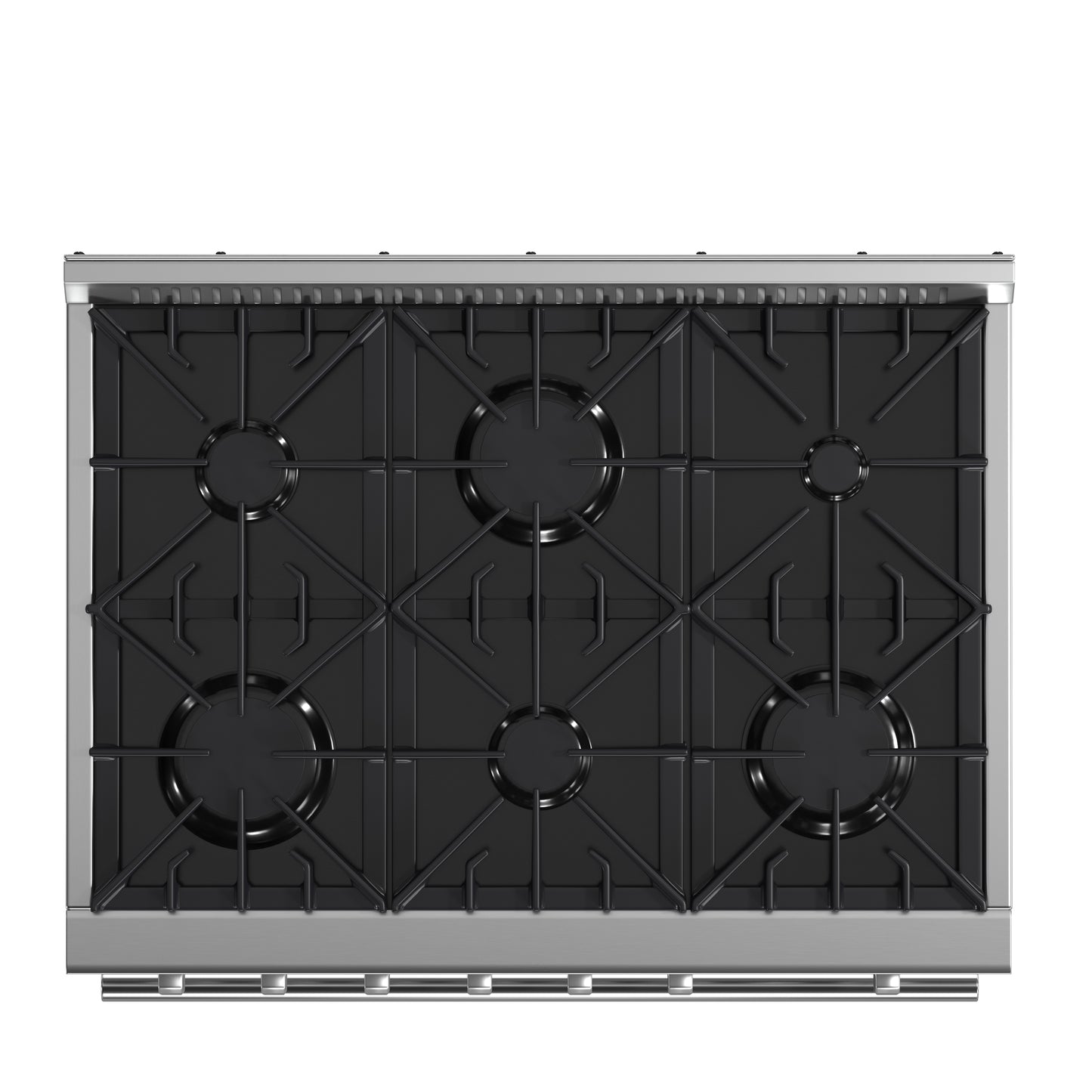Marco 36-Inch Gas Range Stainless Steel, 6 Burners 67,000 BTU, 5.36 cu.ft. Convection Oven - Forno Appliances