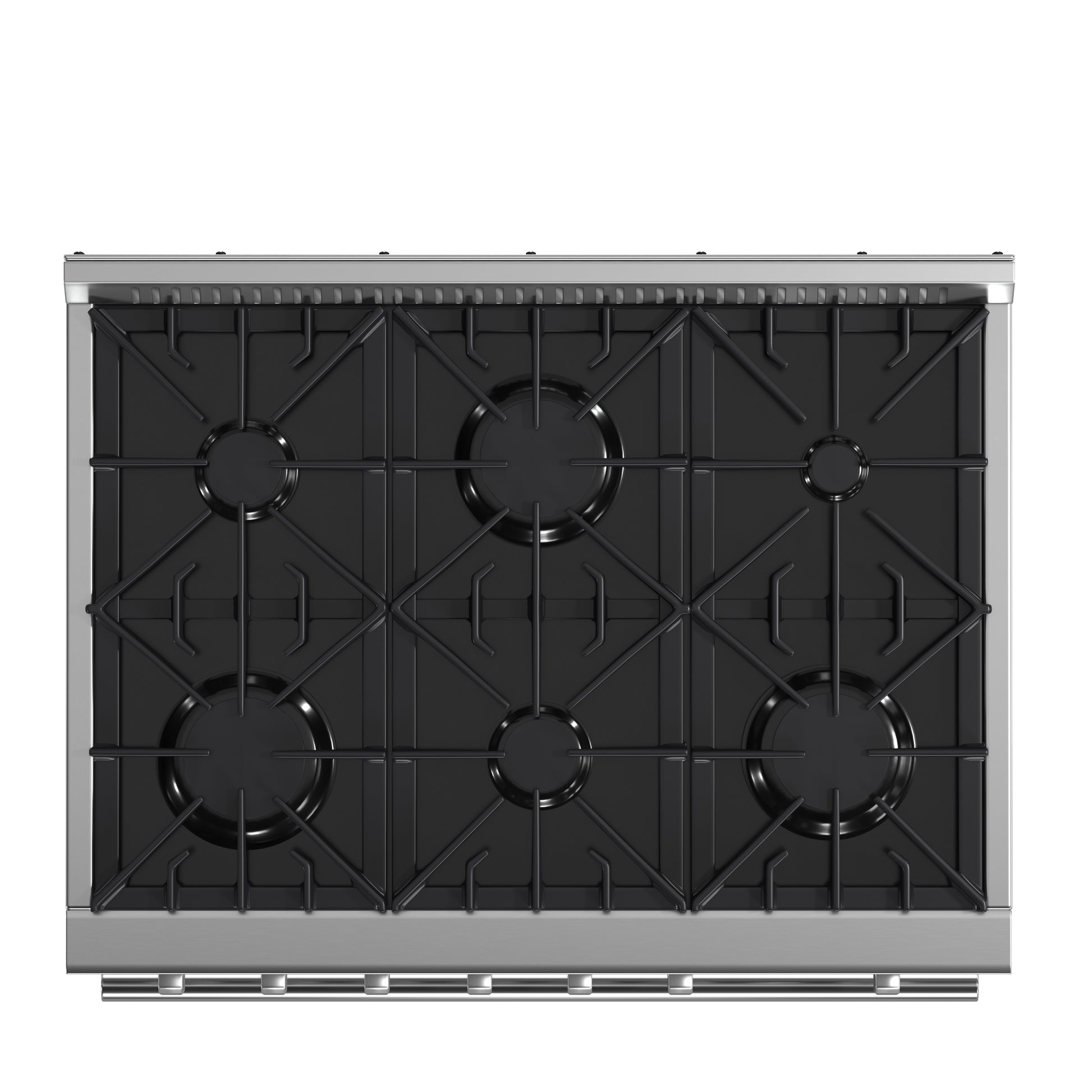 Marco 36-Inch Gas Range Stainless Steel, 6 Burners 67,000 BTU, 5.36 cu.ft. Convection Oven - Forno Appliances