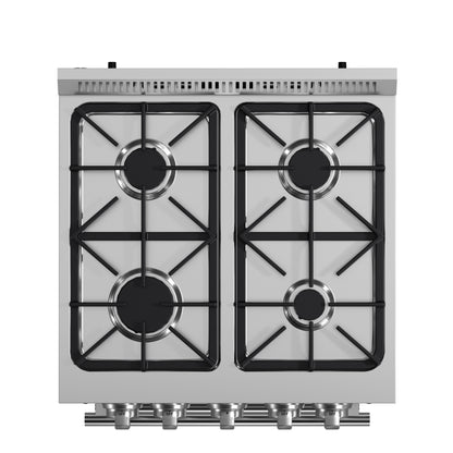 Forno Breno 24-Inch Freestanding Gas Range, Plug Included, Energy Efficient - Forno Appliances