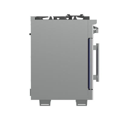 Forno Capriasca cuisinière à gaz autoportante de 30 po avec portes françaises, 4 brûleurs, four à convection, écoénergétique - Forno Appliances