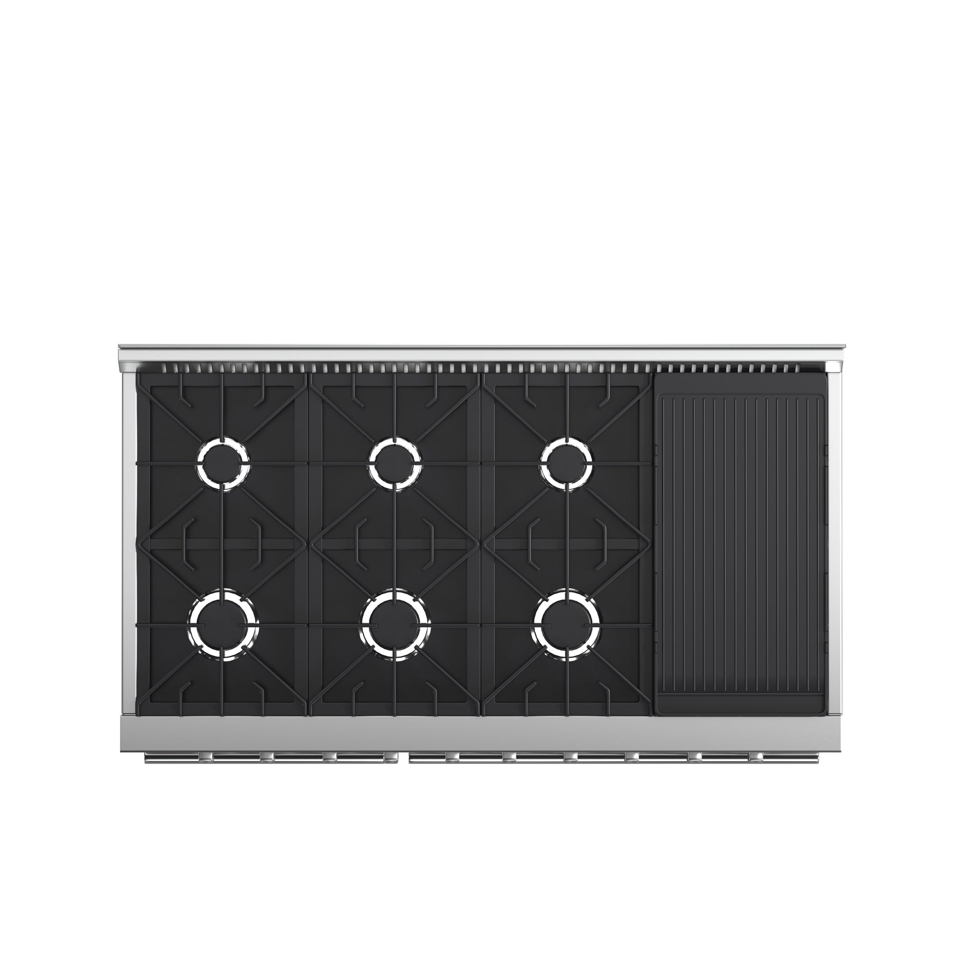 FORNO Premium 3-Piece Kitchen Bundle - FORNO Galiano 48" Freestanding Gas Range, FORNO Rizzuto 60" W. Dual Combo Convertible Refrigerator, FORNO 48" Wall Mount Range Hood - FBDL-018-02US - Forno Appliances