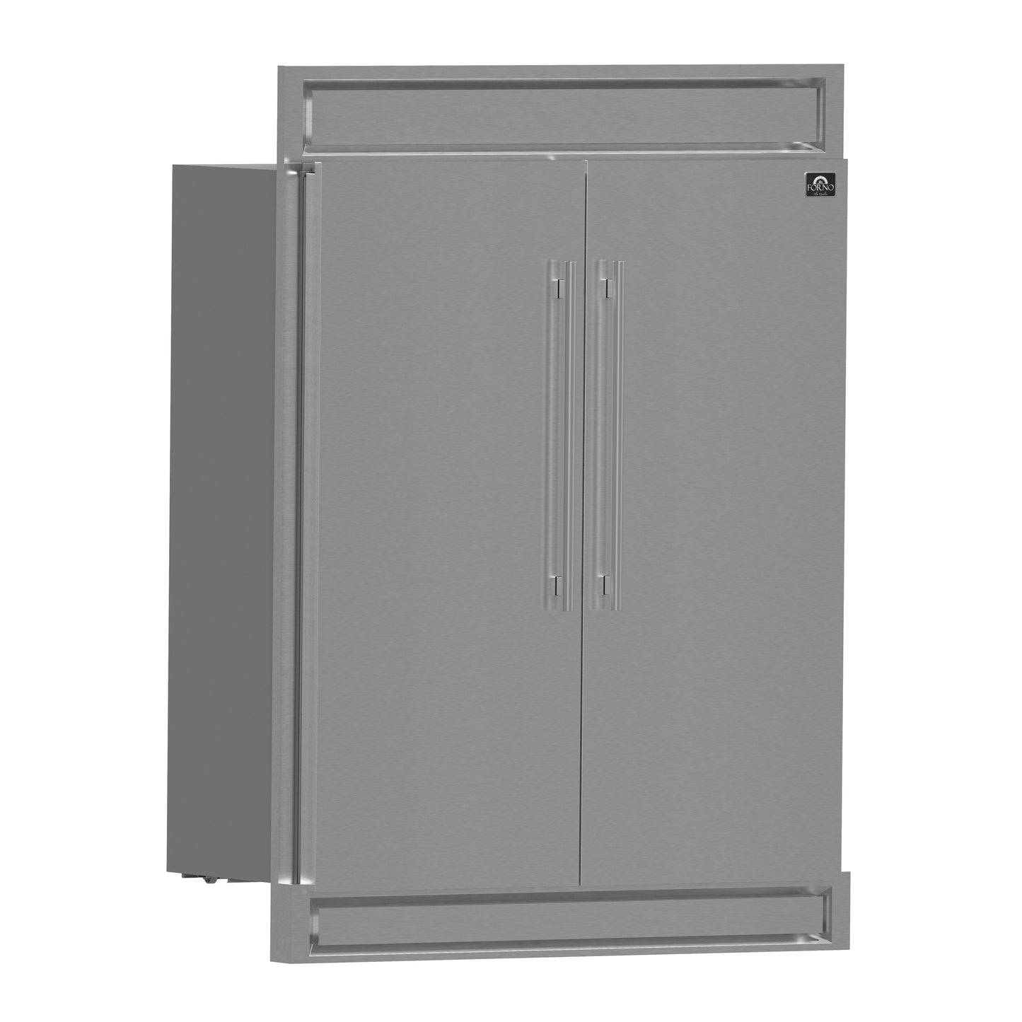 Forno Maderno 2-28-Inch Wide Convertible Refrigerator/Freezer, Decorative Trim, 27.2 cu.ft, 84-Inch High, ENERGY STAR Certified - Forno Appliances