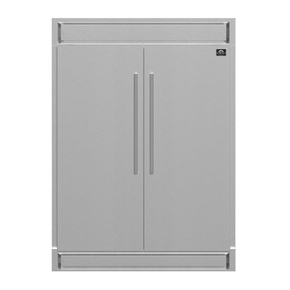 Forno Maderno 2-28-Inch Wide Convertible Refrigerator/Freezer, Decorative Trim, 27.2 cu.ft, 84-Inch High, ENERGY STAR Certified - Forno Appliances