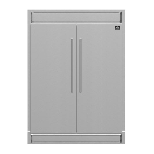 Forno Maderno 2-28-Inch Wide Convertible Refrigerator/Freezer, Decorative Trim, 27.2 cu.ft, 84-Inch High, ENERGY STAR Certified - Forno Appliances