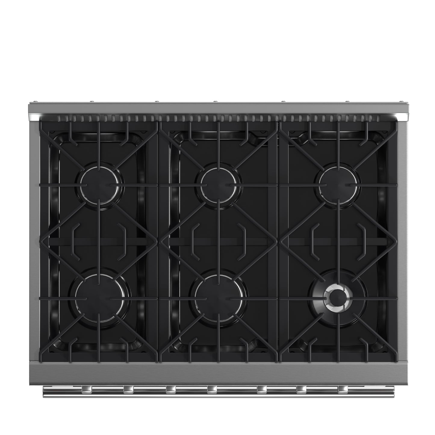 Forno Galiano 36-Inch Freestanding Gas Range, Stainless Steel, 6 Burners, Energy Efficient - Forno Appliances