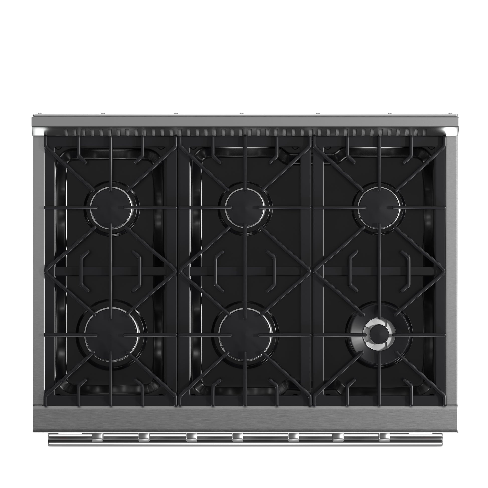 Forno Galiano 36-Inch Freestanding Gas Range, Stainless Steel, 6 Burners, Energy Efficient - Forno Appliances