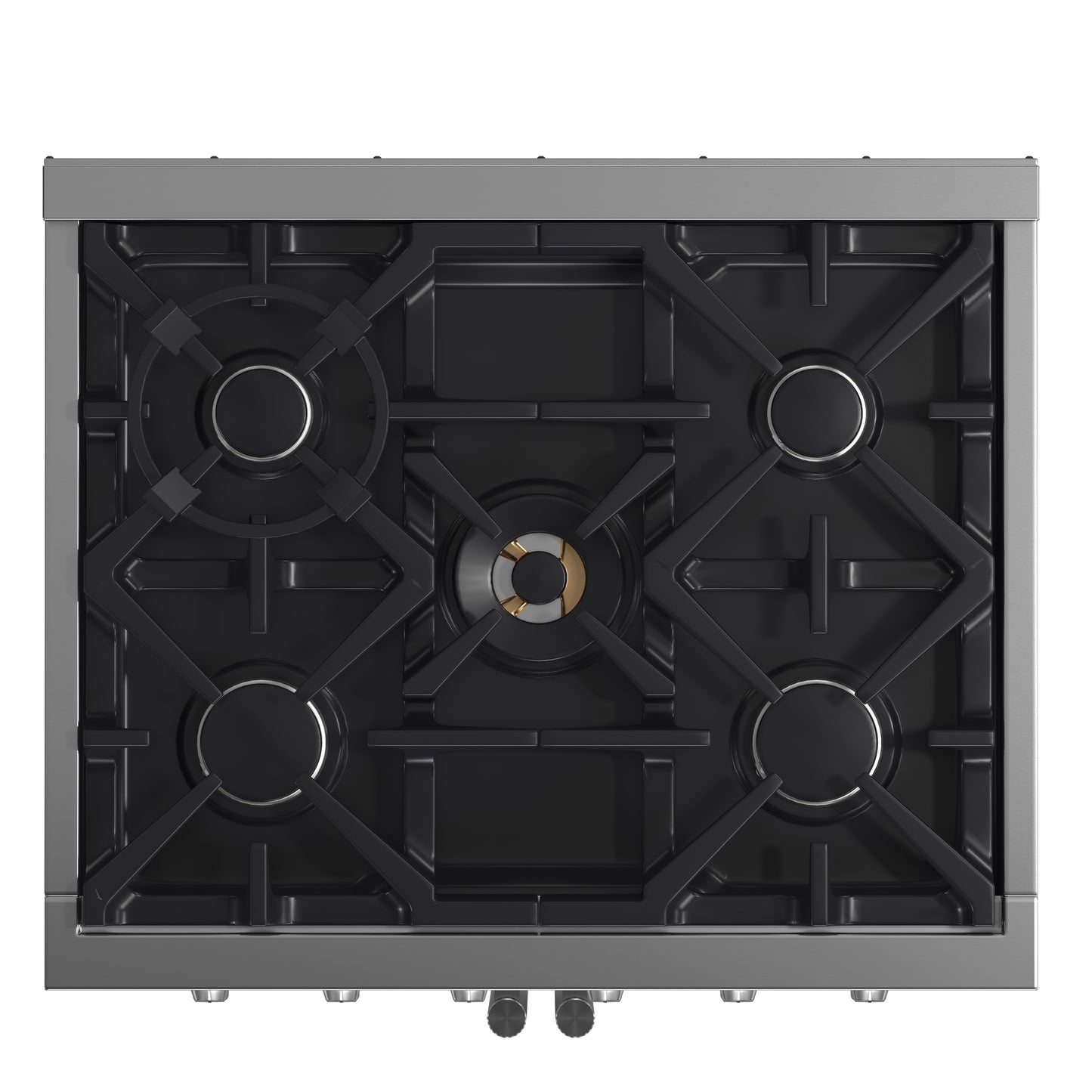 Forno Massimo 30-Inch Freestanding French Door Gas Range, 4 Burners, Convection Oven, Energy Efficient - Forno Appliances