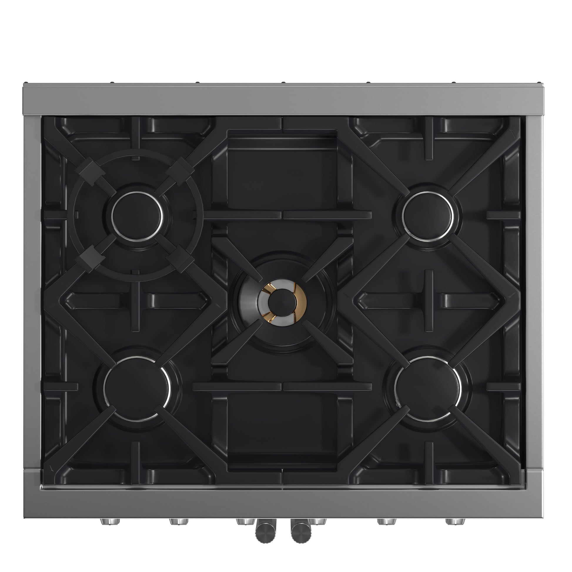 Forno Massimo 30-Inch Freestanding French Door Gas Range, 4 Burners, Convection Oven, Energy Efficient - Forno Appliances
