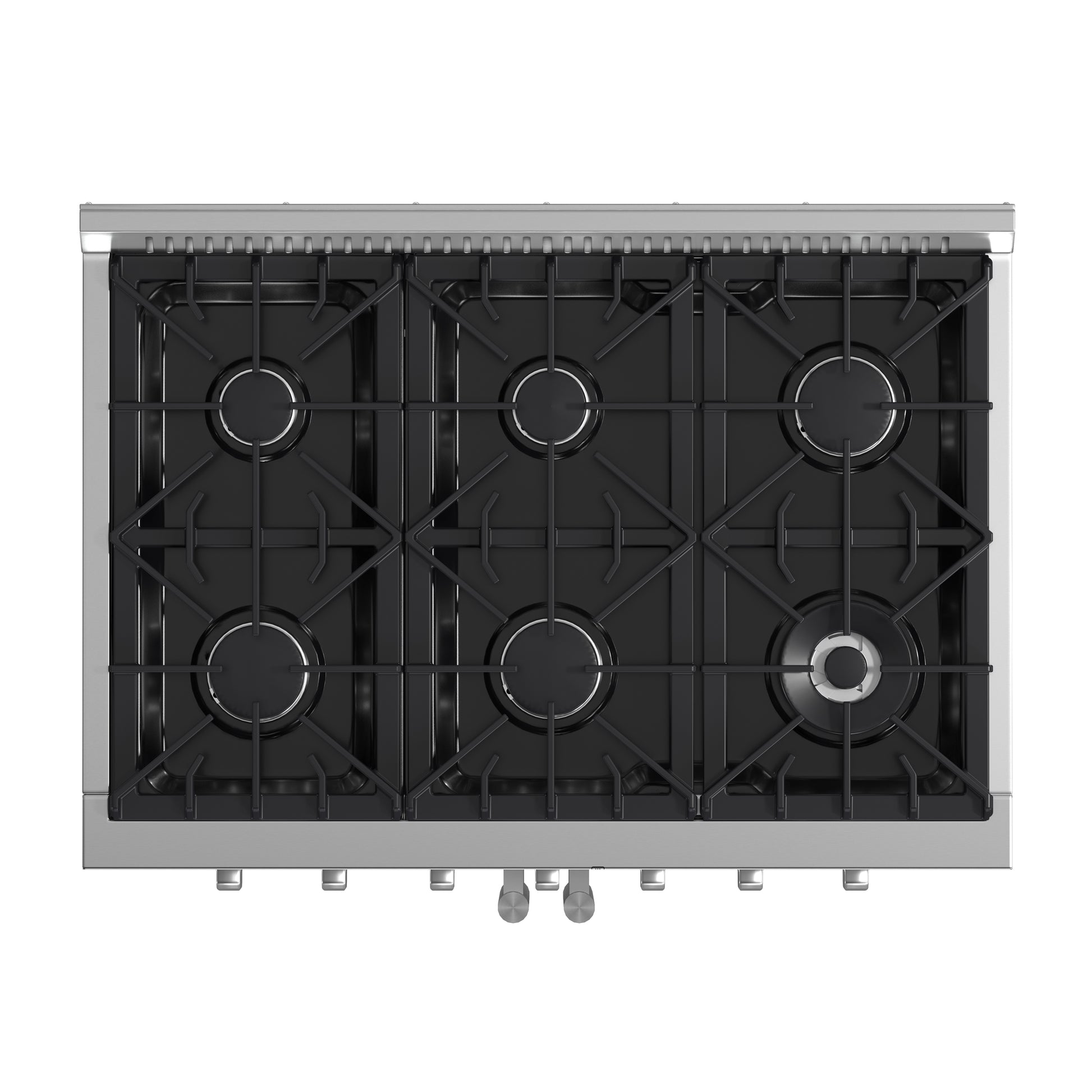 Forno Galiano 36-Inch Freestanding French Door Gas Range, 6 Burners, Convection Oven, Energy Efficient - Forno Appliances
