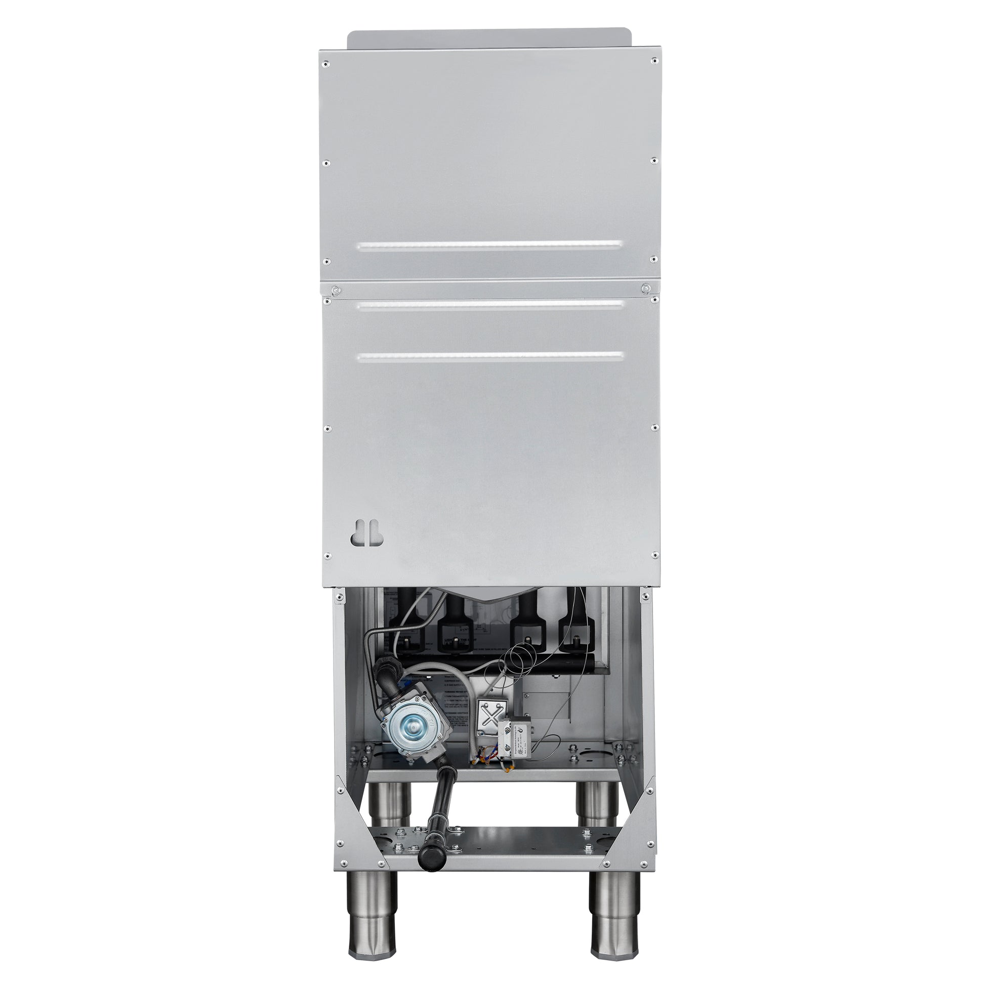 Forno Commerciale Natural Gas Deep Fryer, 4 Burners 120,000 BTU, 50 lbs Oil Capacity - Forno Appliances
