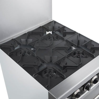 Forno Commerciale 24 Inch Gas Range with 4 Burners - Forno Appliances