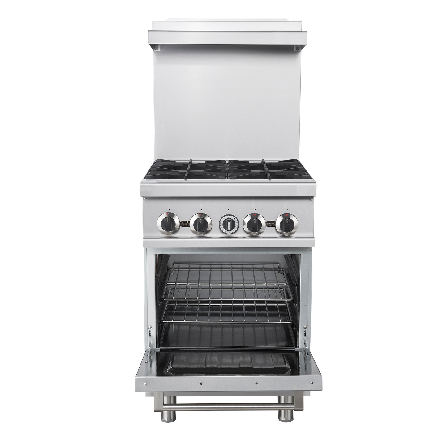 Forno Commerciale 24 Inch Gas Range with 4 Burners - Forno Appliances