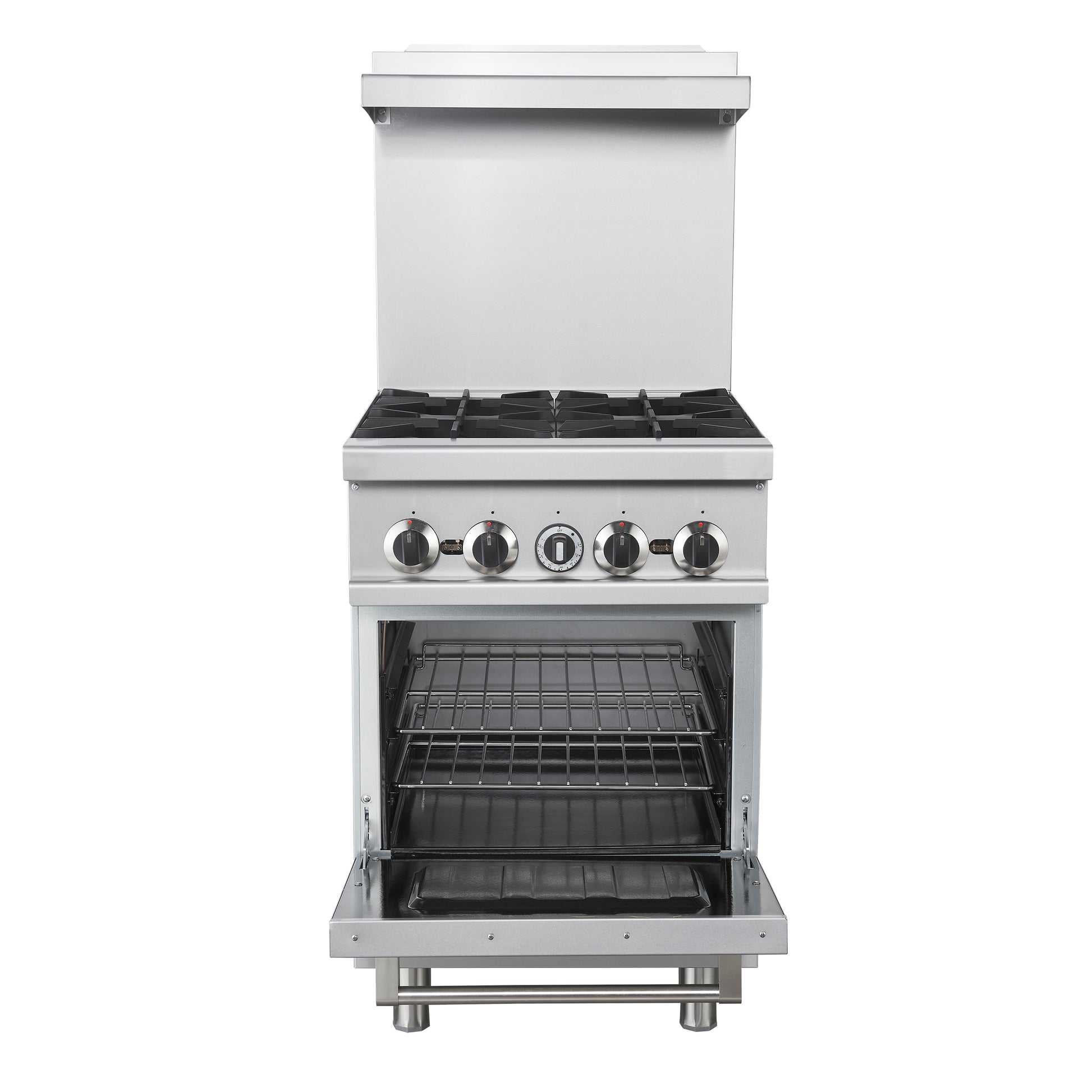 Forno Commerciale 24 Inch Gas Range with 4 Burners - Forno Appliances