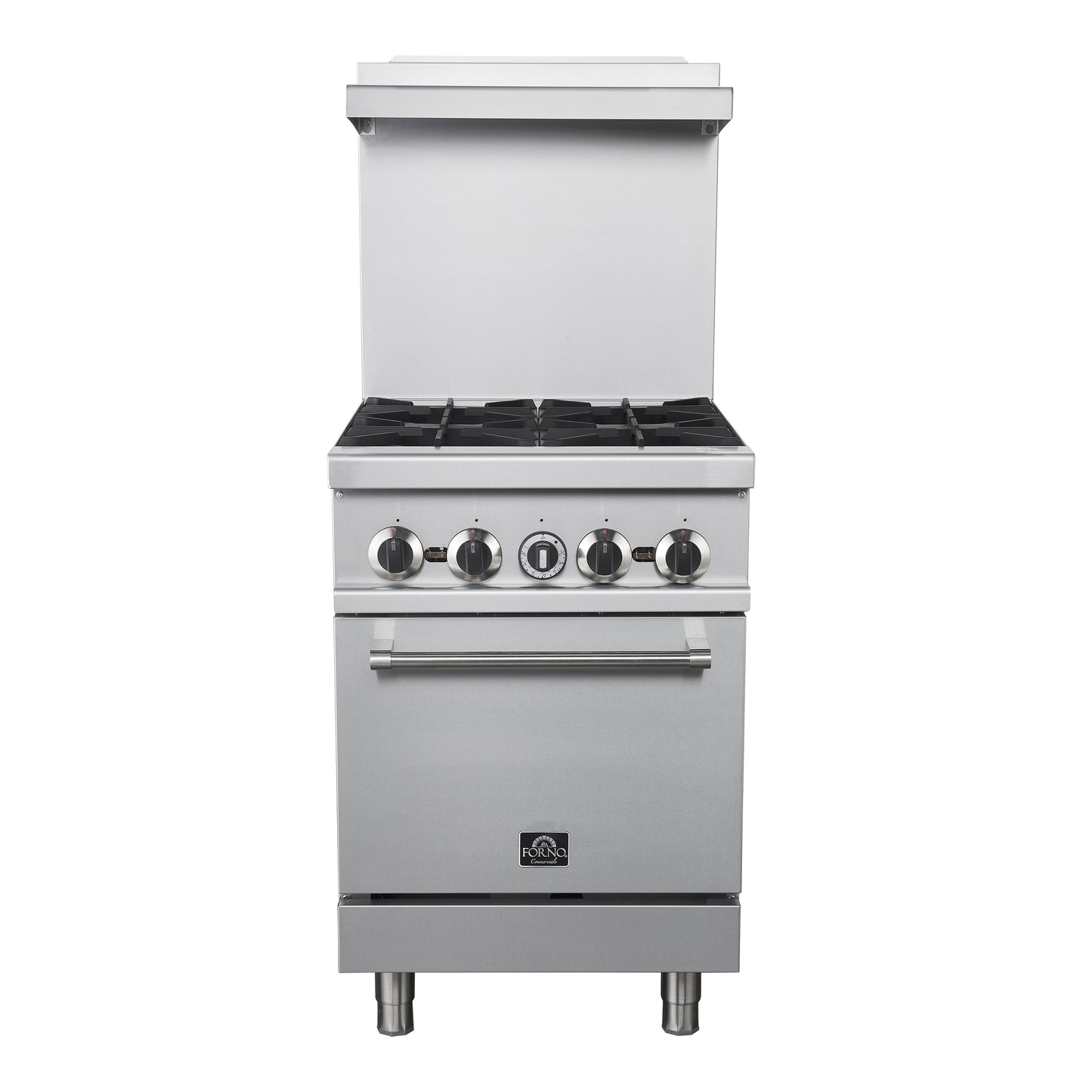 Forno Commerciale 24 Inch Gas Range with 4 Burners - Forno Appliances