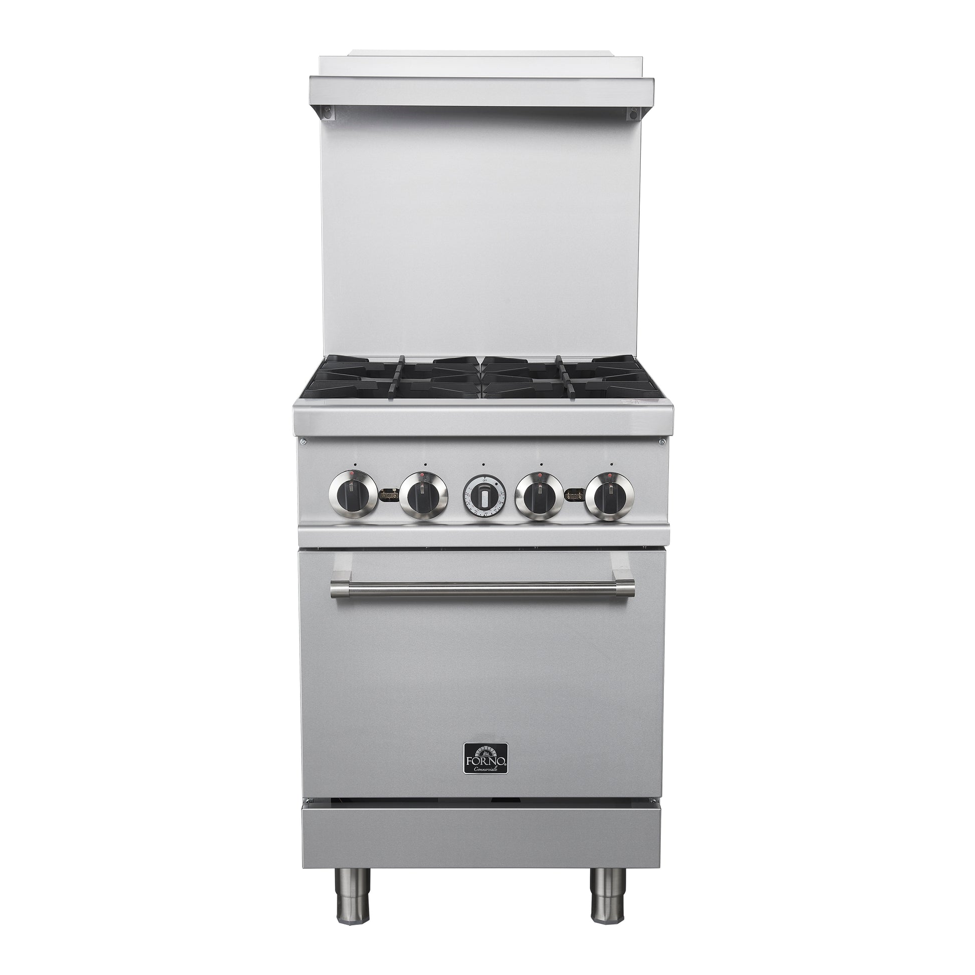 Forno Commerciale 24 Inch Gas Range with 4 Burners - Forno Appliances