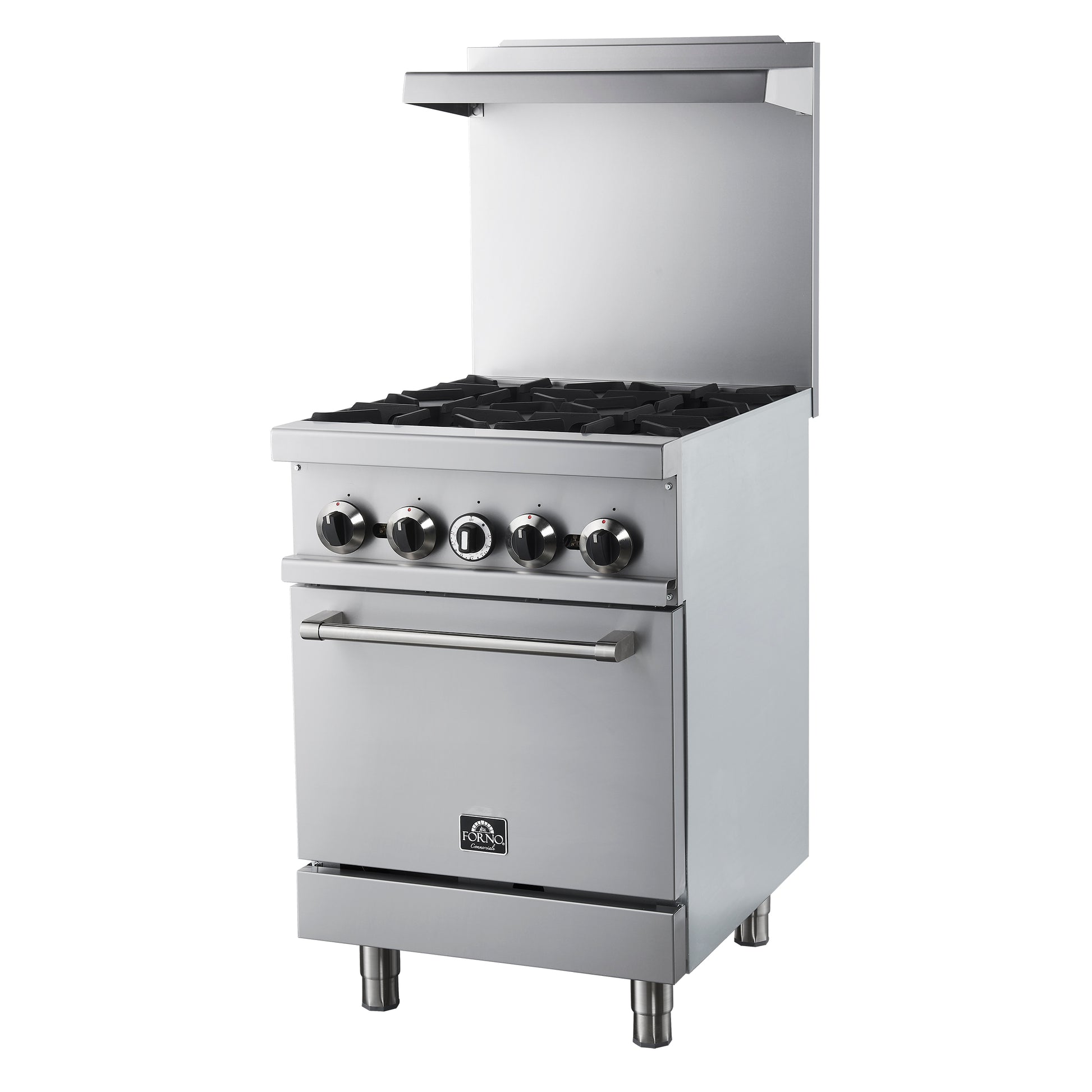 Forno Commerciale 24 Inch Gas Range with 4 Burners - Forno Appliances