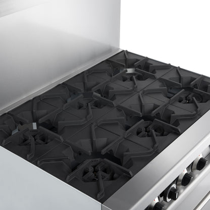 Forno Commerciale 36 Inch Gas Range with 6 Burners - Forno Appliances