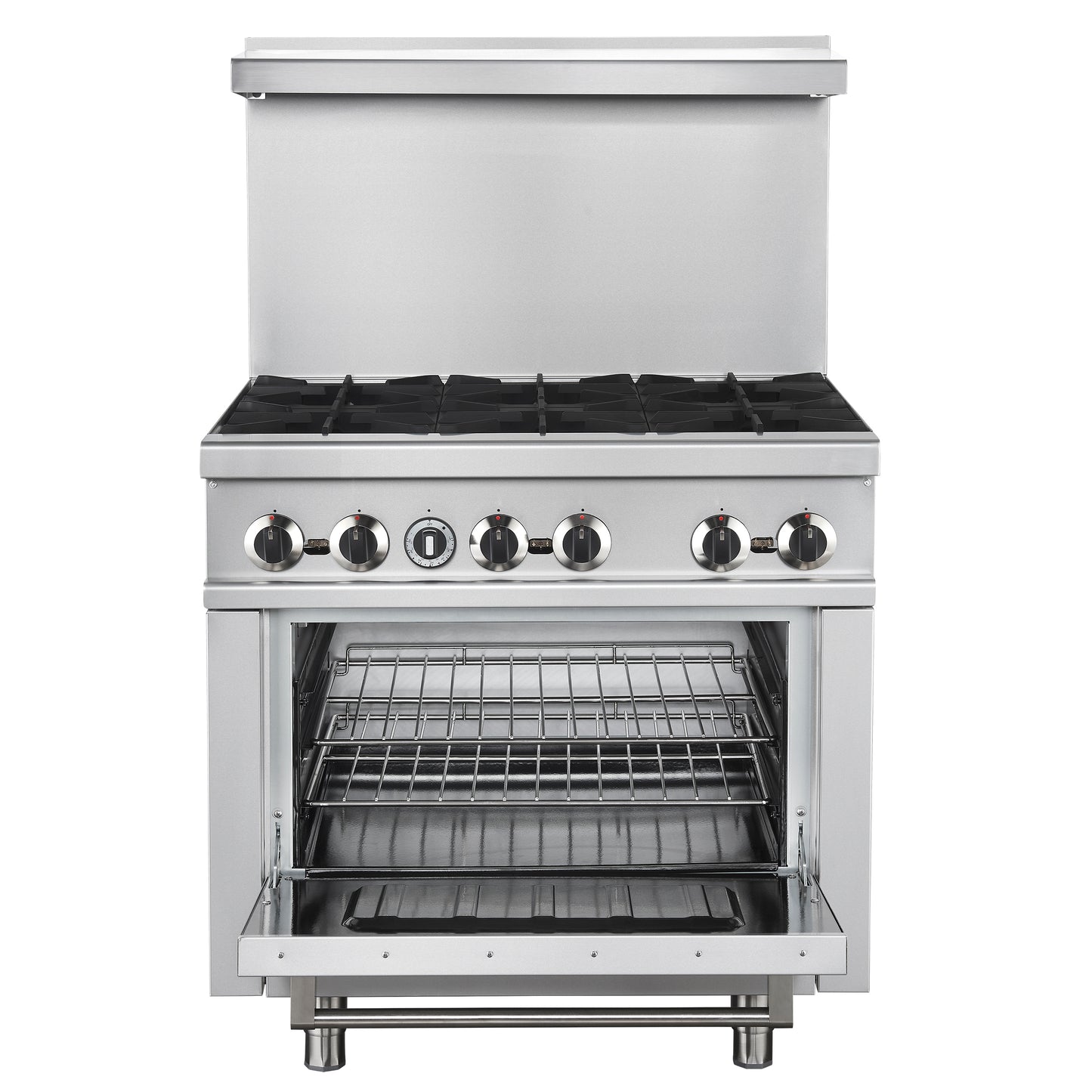 Forno Commerciale 36 Inch Gas Range with 6 Burners - Forno Appliances