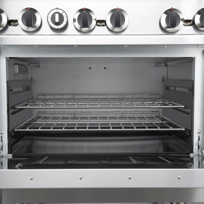 Forno Commerciale 36 Inch Gas Range with 6 Burners - Forno Appliances