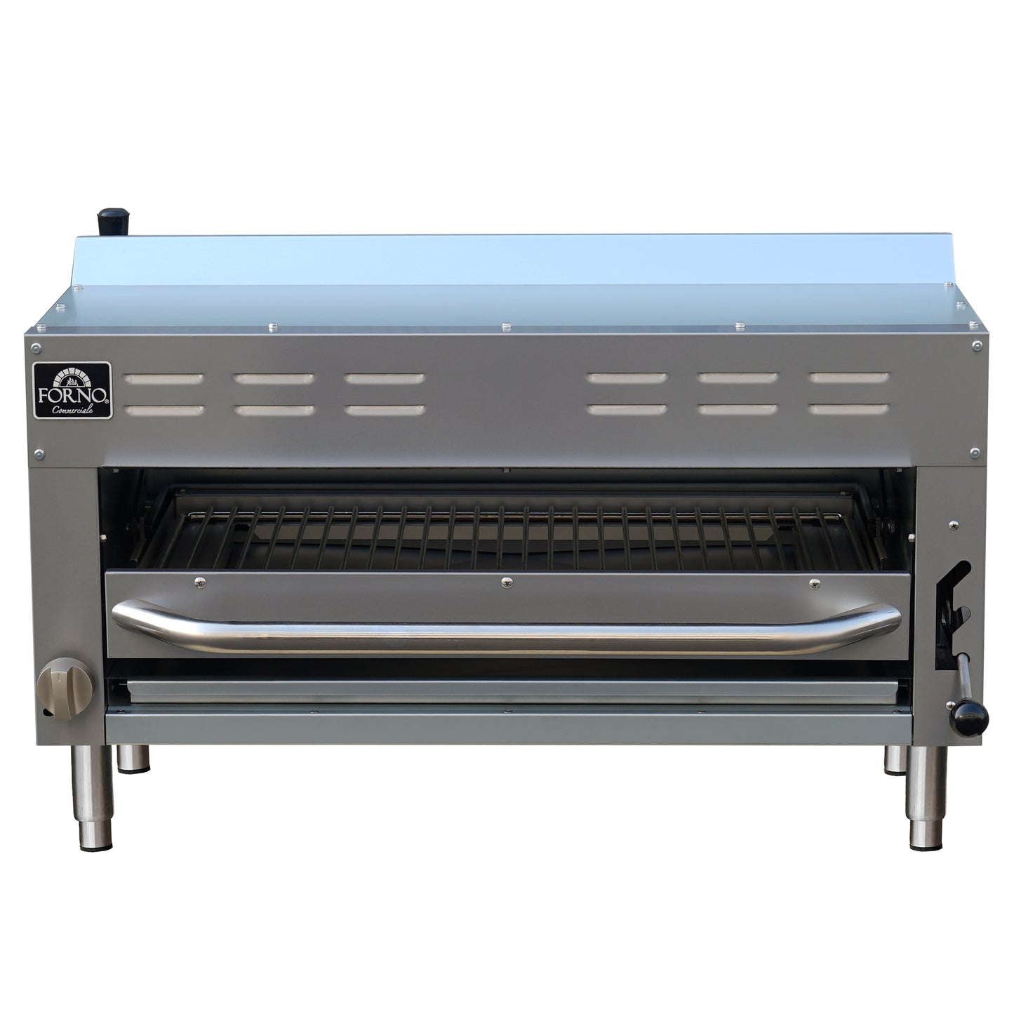 Forno Commerciale Gas Salamander, 35 000 BTU, Infrared Broiler, Adjustable Rack, LP convertible. - Forno Appliances