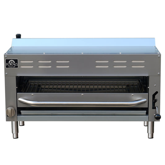 Forno Commerciale Gas Salamander, 35 000 BTU, Infrared Broiler, Adjustable Rack, LP convertible. - Forno Appliances
