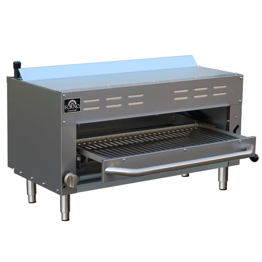 Forno Commerciale Gas Salamander, 35 000 BTU, Infrared Broiler, Adjustable Rack, LP convertible. - Forno Appliances