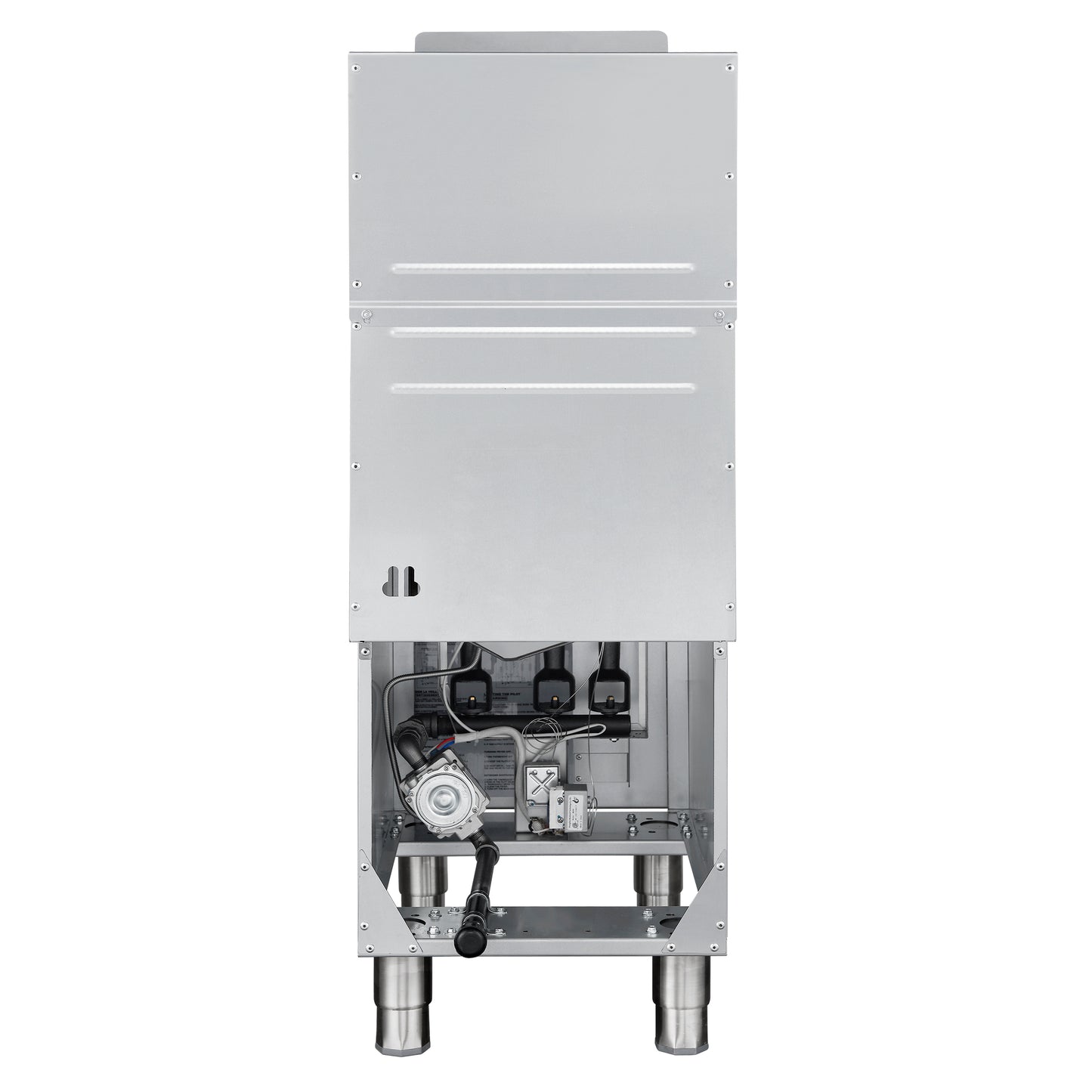 Forno Commerciale Propane Gas Deep Fryer, 4 Burners 120,000 BTU, 50 lbs Oil Capacity, Millivolt Control - Forno Appliances