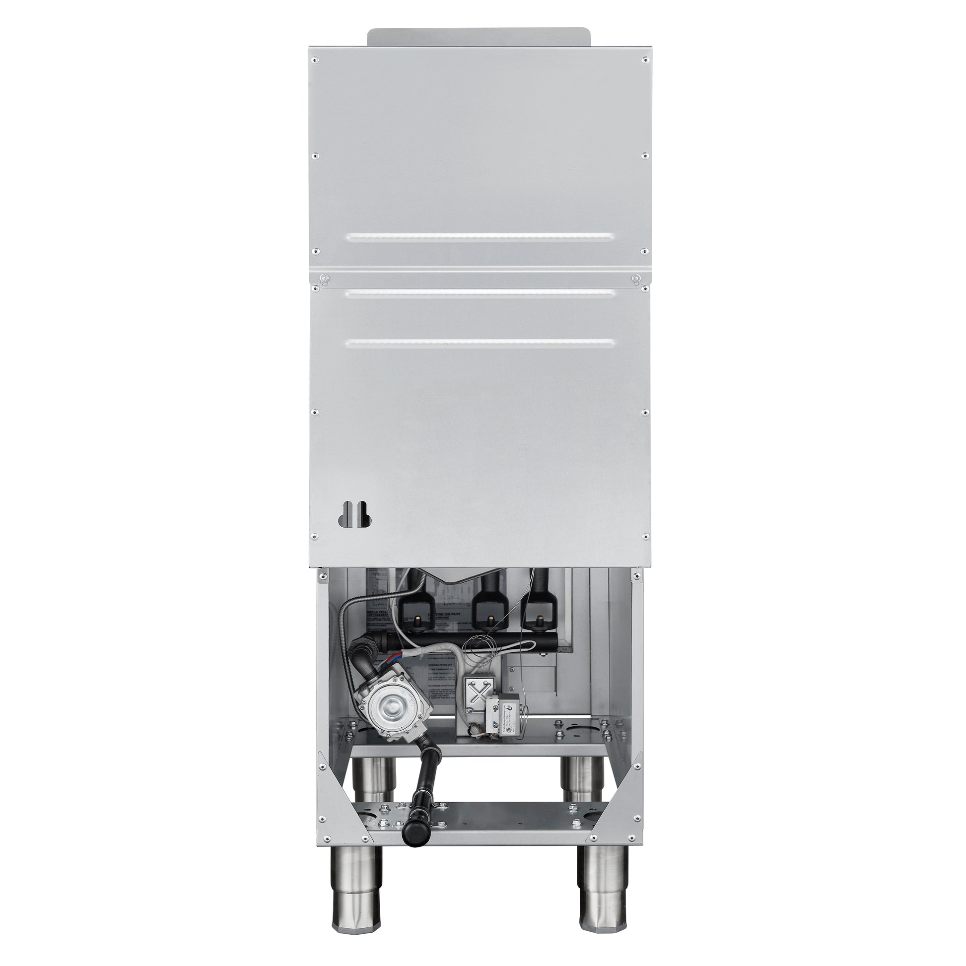 Forno Commerciale Propane Gas Deep Fryer, 4 Burners 120,000 BTU, 50 lbs Oil Capacity, Millivolt Control - Forno Appliances