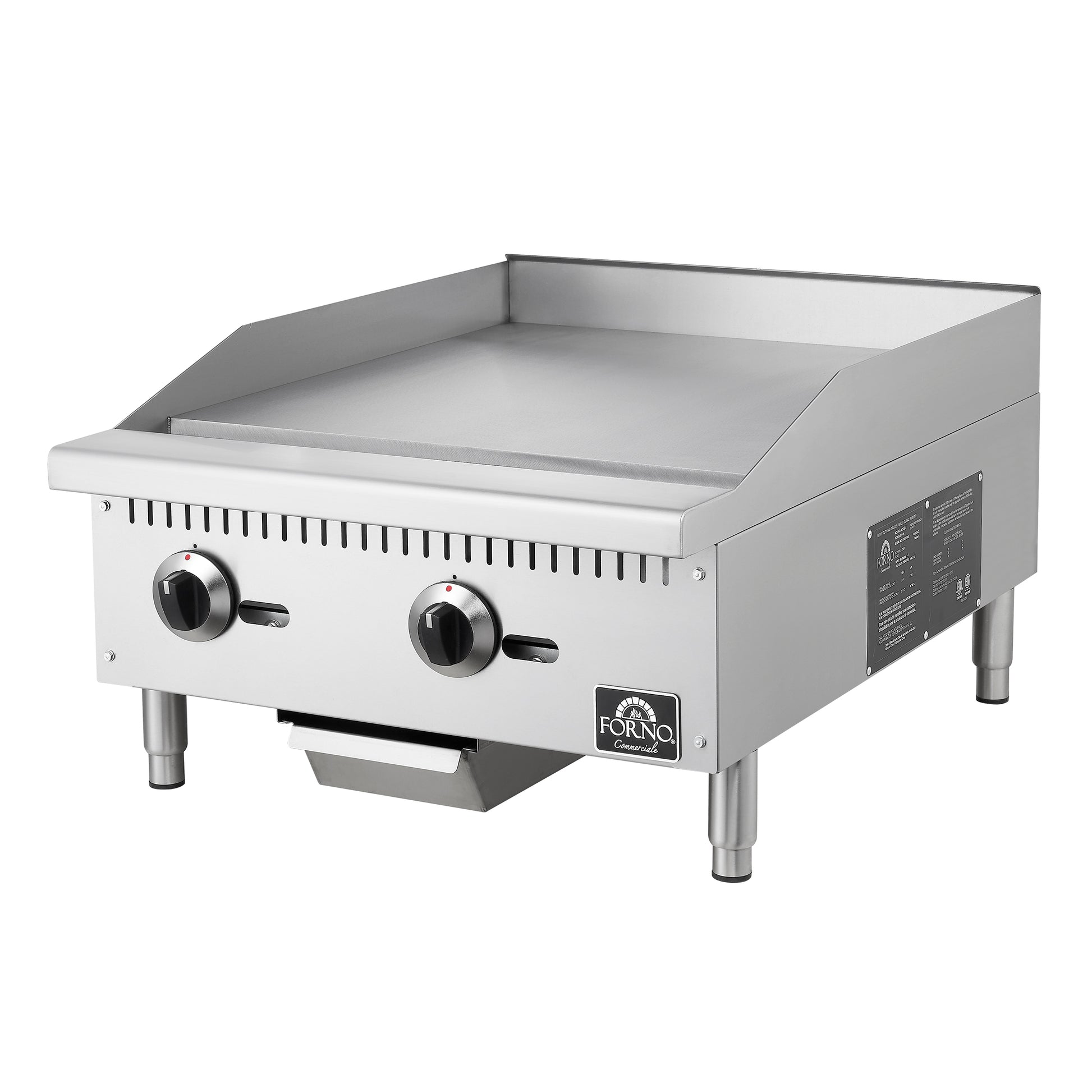 Forno Commerciale 24 Inch Gas Griddle - Forno Appliances