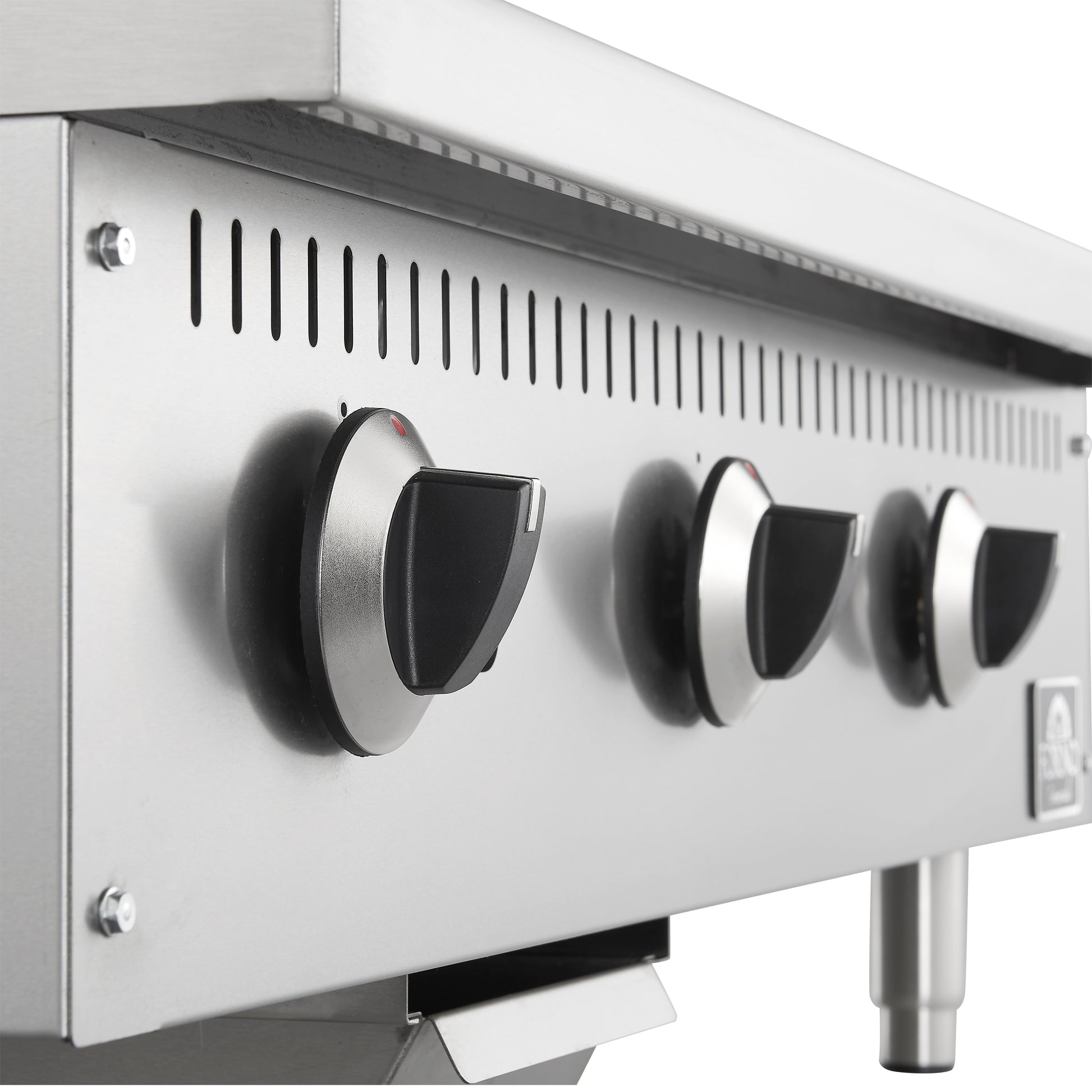 Forno Commerciale 36 Inch Gas Griddle, 3 Burners - Forno Appliances