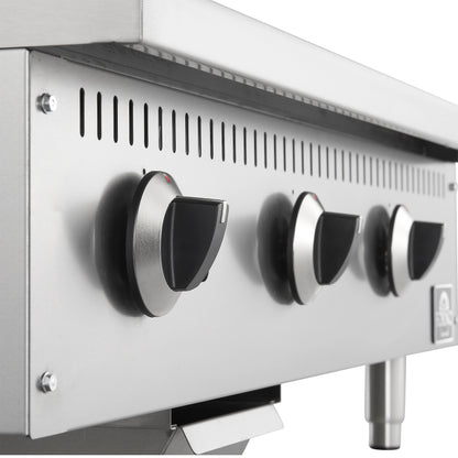 Forno Commerciale 36 Inch Gas Griddle, 3 Burners - Forno Appliances