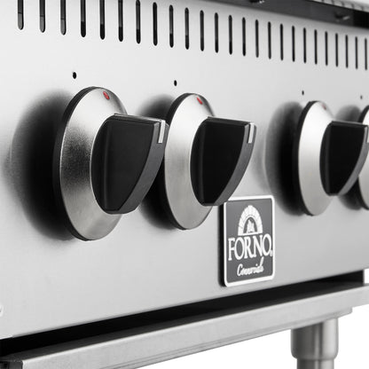 Forno Commerciale 24 Inch Gas Hotplate - Forno Appliances