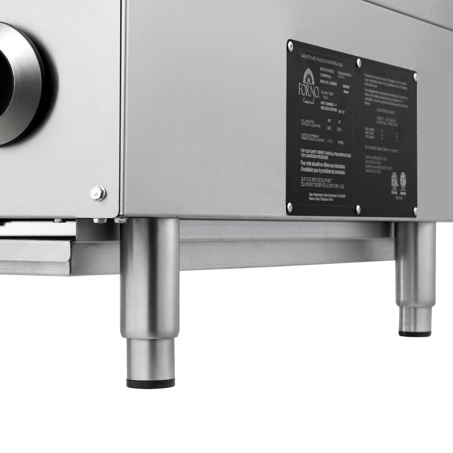 Forno Commerciale 24 Inch Gas Hotplate - Forno Appliances