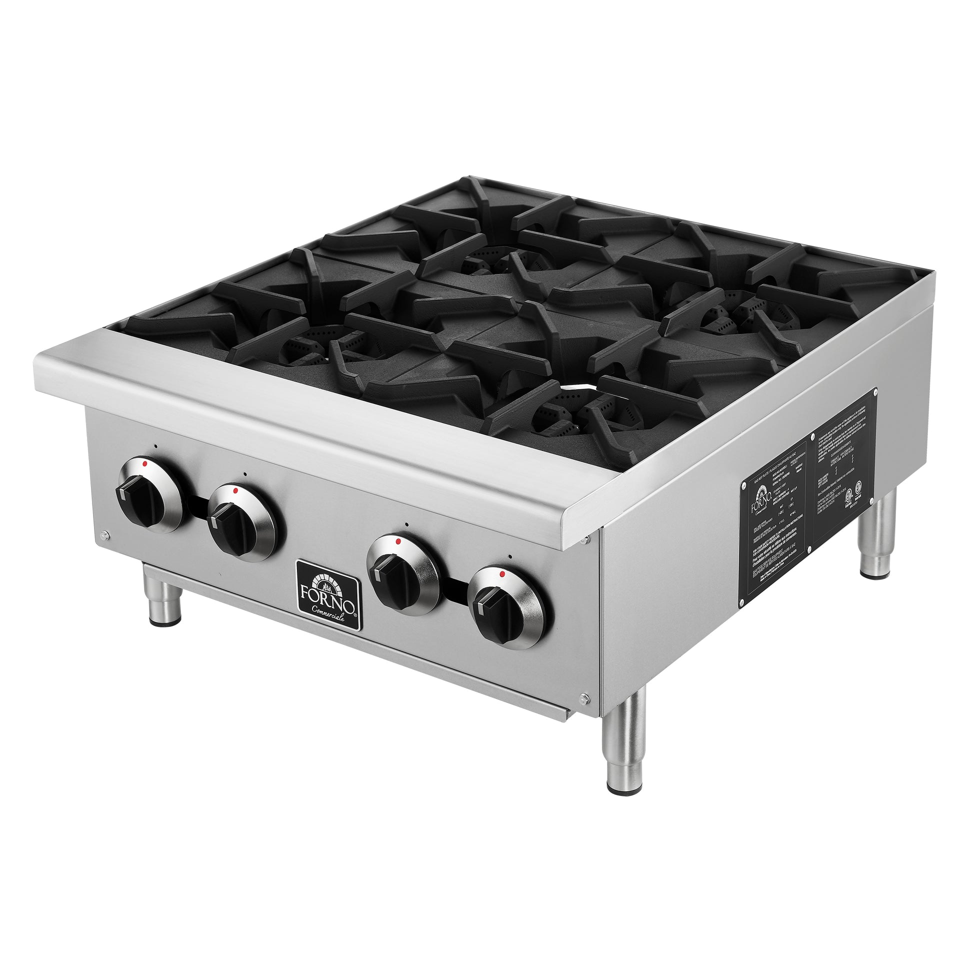 Forno Commerciale 24 Inch Gas Hotplate - Forno Appliances