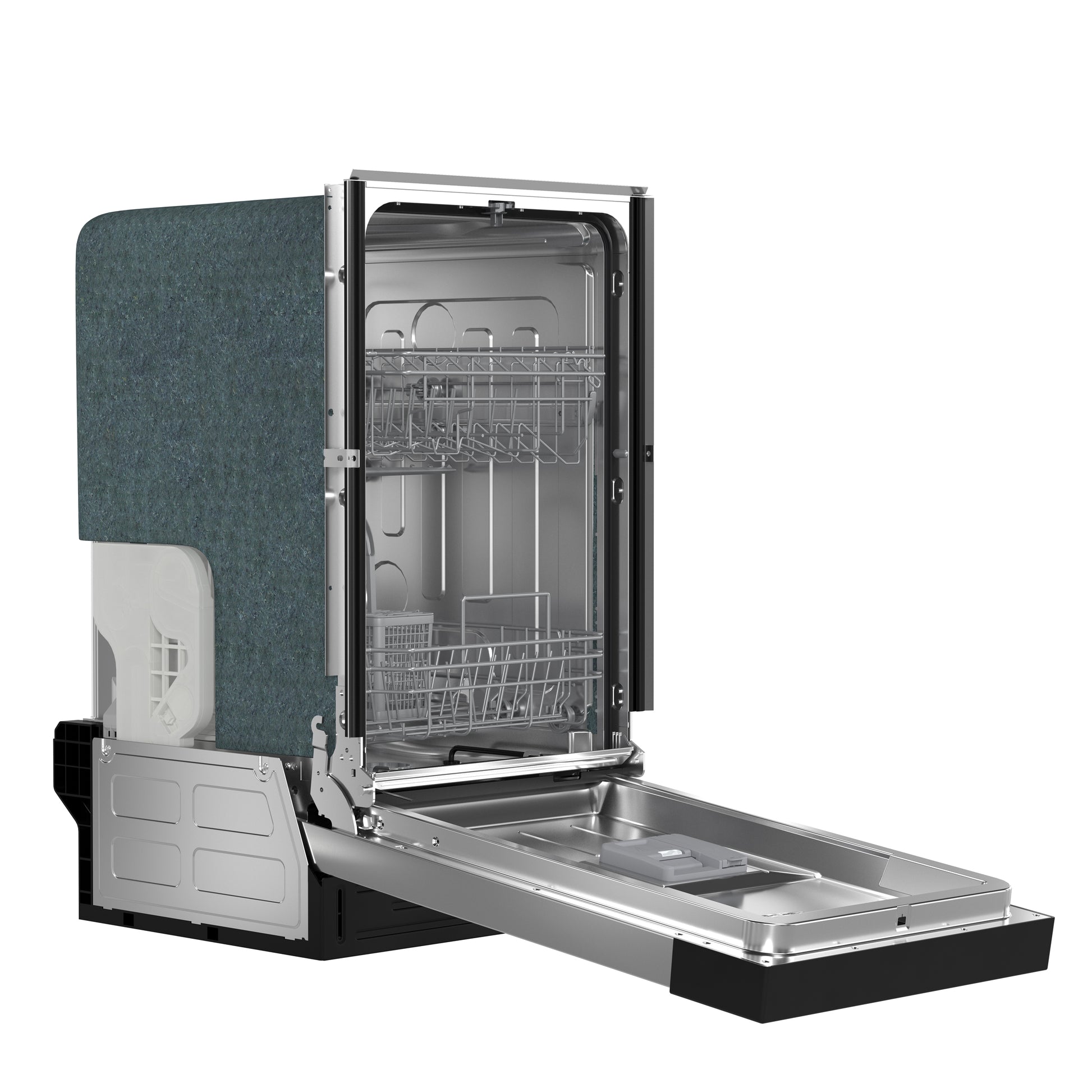 Forno Polo 18-Inch Built-In Stainless Steel Dishwasher, 8 Place Settings, ENERGY STAR Certified, 52 dBA - Forno Appliances