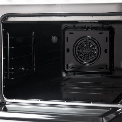 Galiano 48-inch Dual Fuel Range White & Antique Brass Design with 8 Sealed Burners 107,000 BTU, 6.58 cu. ft. double ovens & Griddle - Forno Appliances
