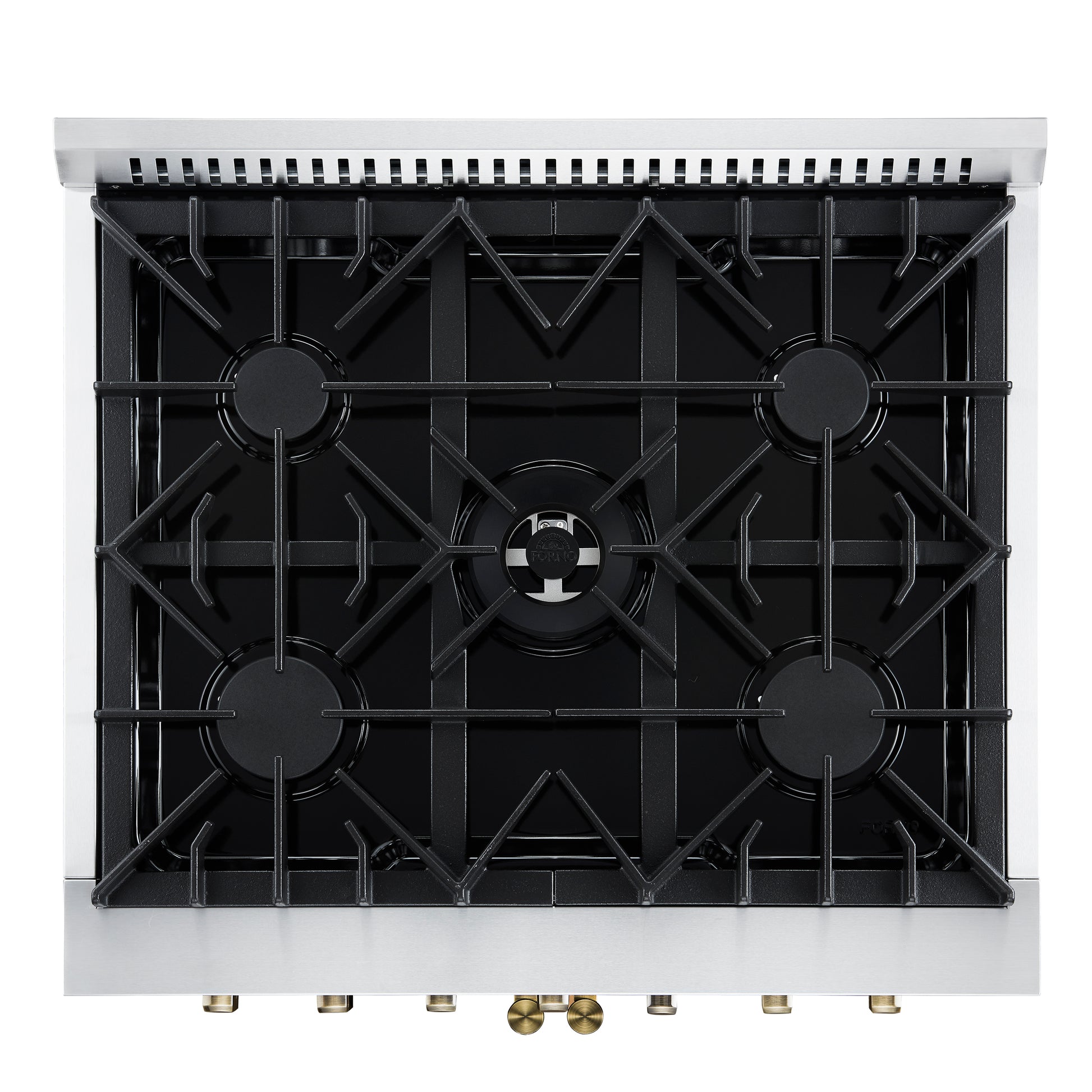 Forno Galiano 30-inch Freestanding French Door Dual Fuel Range Black - Forno Appliances