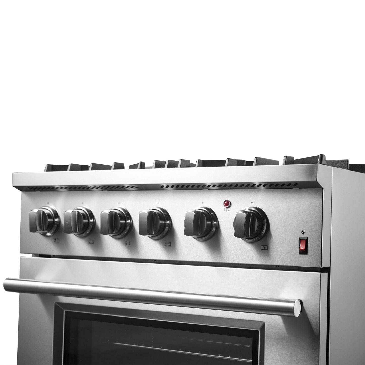 Cuisinière biénergie Forno Marco 30 pouces, acier inoxydable, 4 brûleurs, 37 000 BTU, four à convection véritable, économe en énergie - Forno Appliances