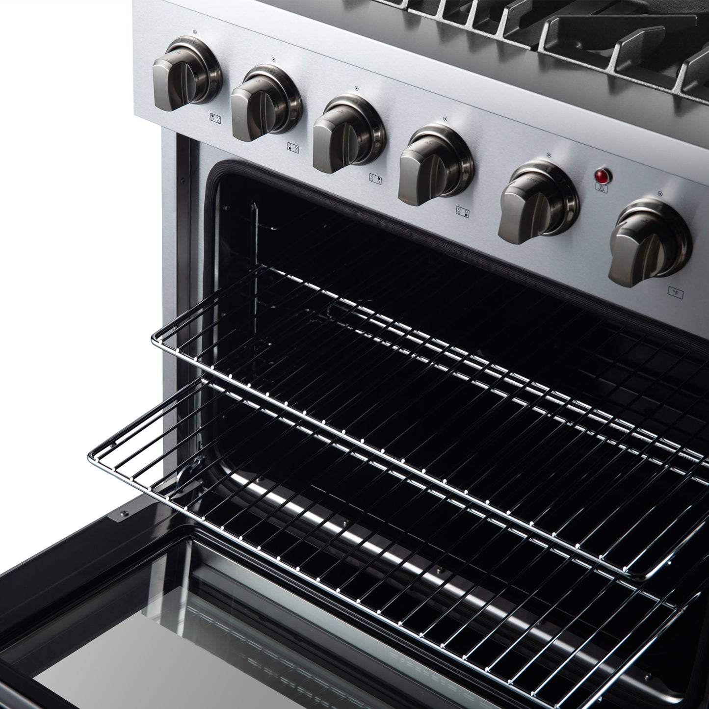 Cuisinière dual fuel Forno Marco 30 pouces, acier inoxydable, 4 brûleurs, 37 000 BTU, four à convection véritable, économe en énergie - Forno Appliances