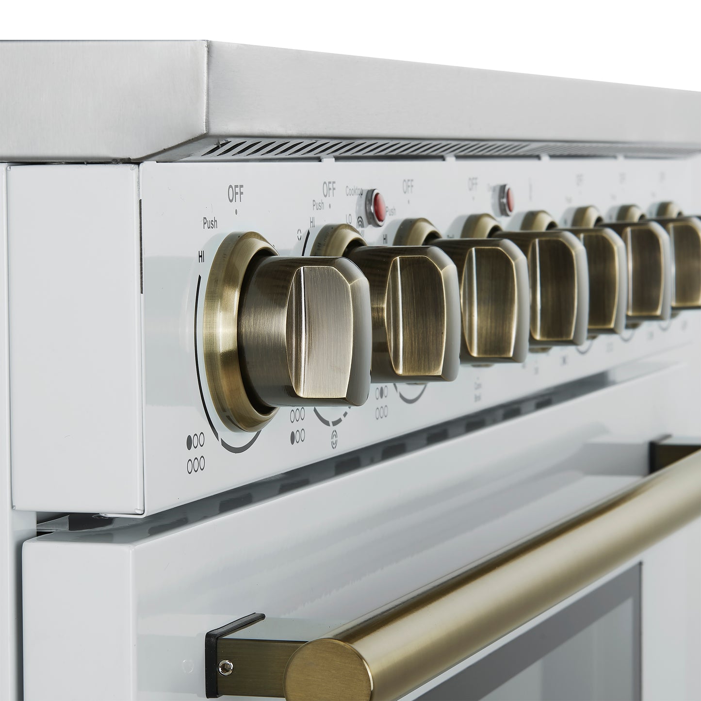Forno Paolo 36 Inch White Freestanding Electric Range, Stainless Steel, 5.44 cu.ft, True Convection Oven, Energy Efficient - Forno Appliances